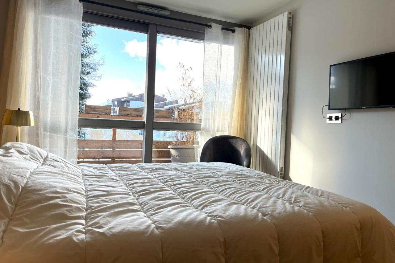 Modern Apt At The Foot Of The Slopes In Megève Extérieur photo